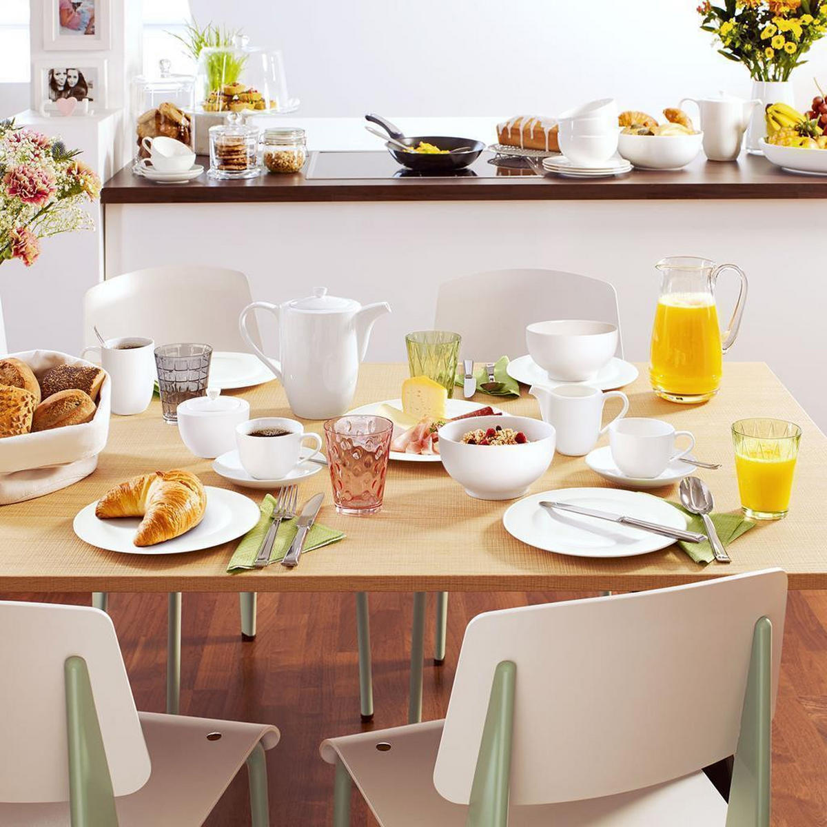 MILCH & ZUCKER SET For Me weiß 2er Set - Weiß, Keramik (1/1cm) - Villeroy & Boch