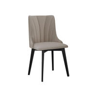 ESSZIMMERSTUHL Monti V Pik Muschel - Schwarz/Naturfarben, Holz/Textil (48/83/53cm) - MIRJAN24