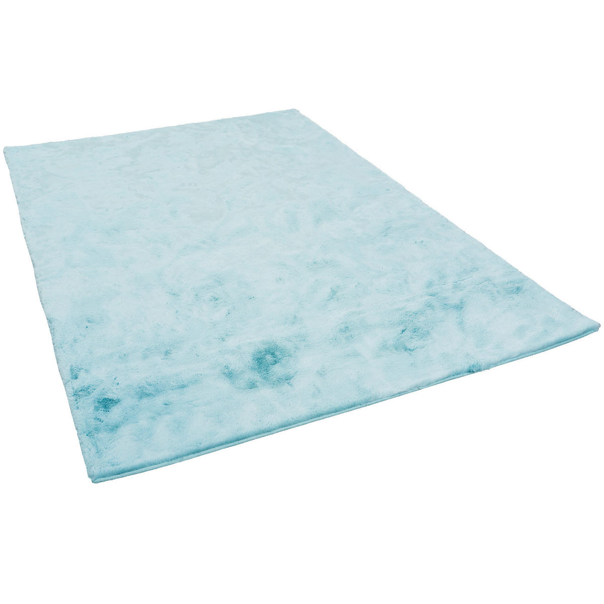 FELLTEPPICH LUXUS SUPER SOFT PLUSH - Türkis, Textil (120/170cm) - Pergamon