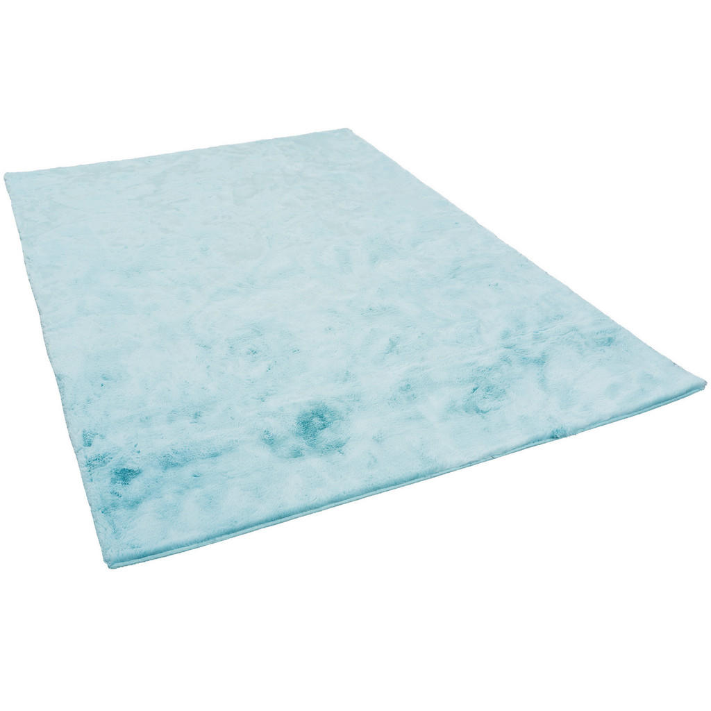 Thumbnail - Pergamon Fellteppich, Türkis, Textil, 120x170 cm, Teppiche & Böden, Teppiche, Fellteppiche