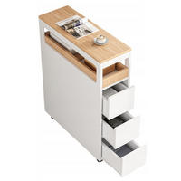 ROLLSCHRANK, weiß 65/23/82 cm - Weiß, Holzwerkstoff (85/10/72cm)