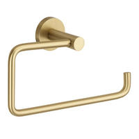 HANDTUCHHALTER Rea 5610 Leo Brush Gold - Goldfarben, Metall (7/13/22cm) - REA