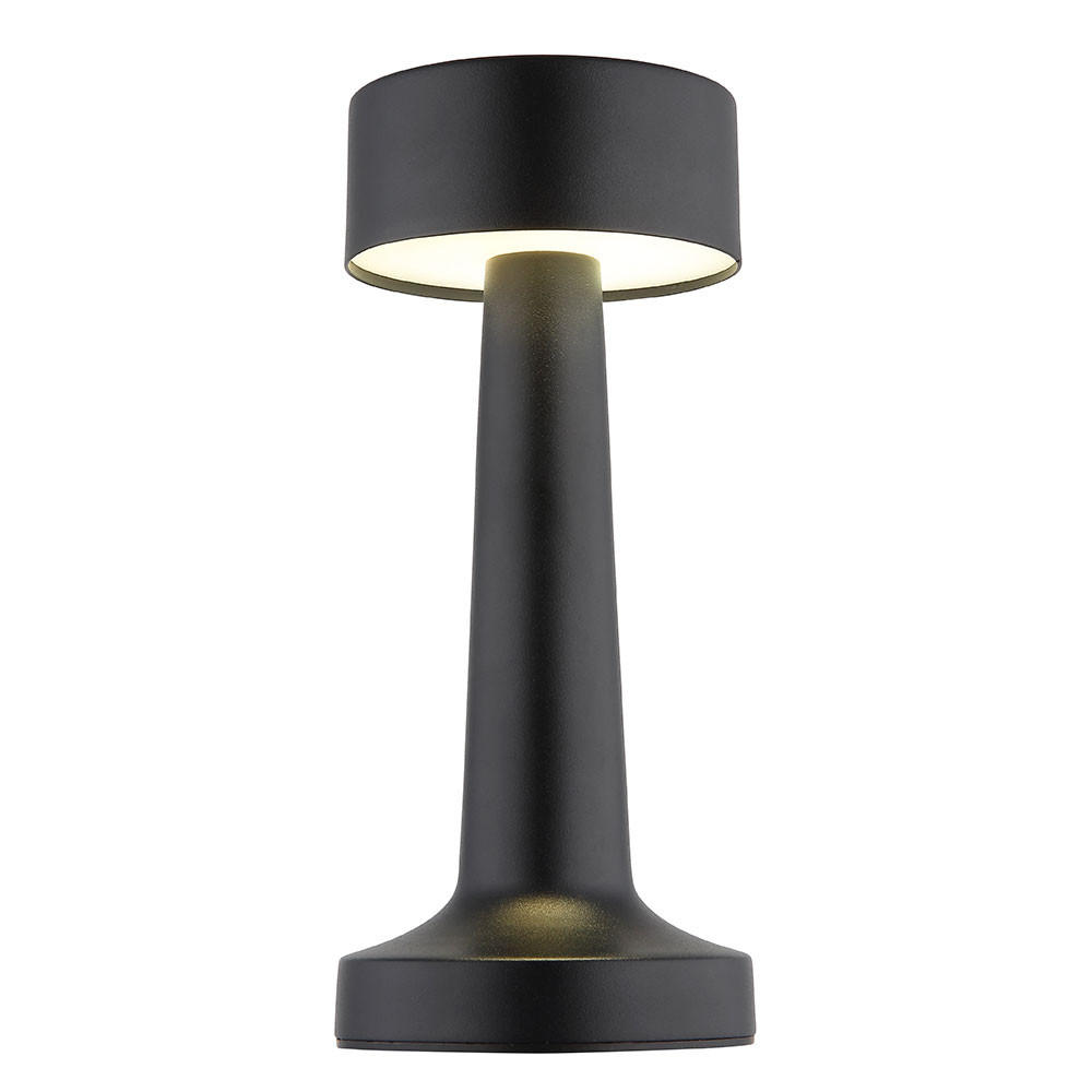 LED TISCHLEUCHTE ANGELIKA Schwarz - Schwarz, Metall (9/9/21cm) - Globo Lighting