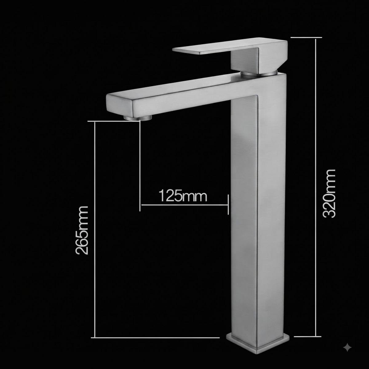 BADARMATUR, 320 mm hoch, schwarz - Silberfarben, Metall (34/7/16cm) - Vallsero