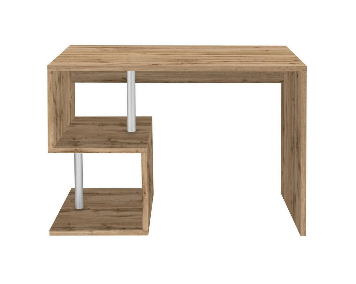 SCHREIBTISCH Eiche 50/100/78 cm - Braun, Holzwerkstoff (50/100/78cm) - DMORA
