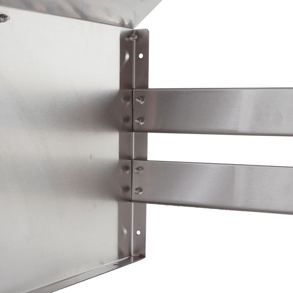 MÄHROBOTER-GARAGE 41x60x70cm Metall Edelstahl - Grau, Metall (60/41/70cm) - PROREGAL