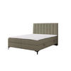 BOXSPRINGBETT SERANO mit Topper und Bettkasten, Braun, 180x200 cm - Braun, Textil (180/200cm) - KS Home Concept