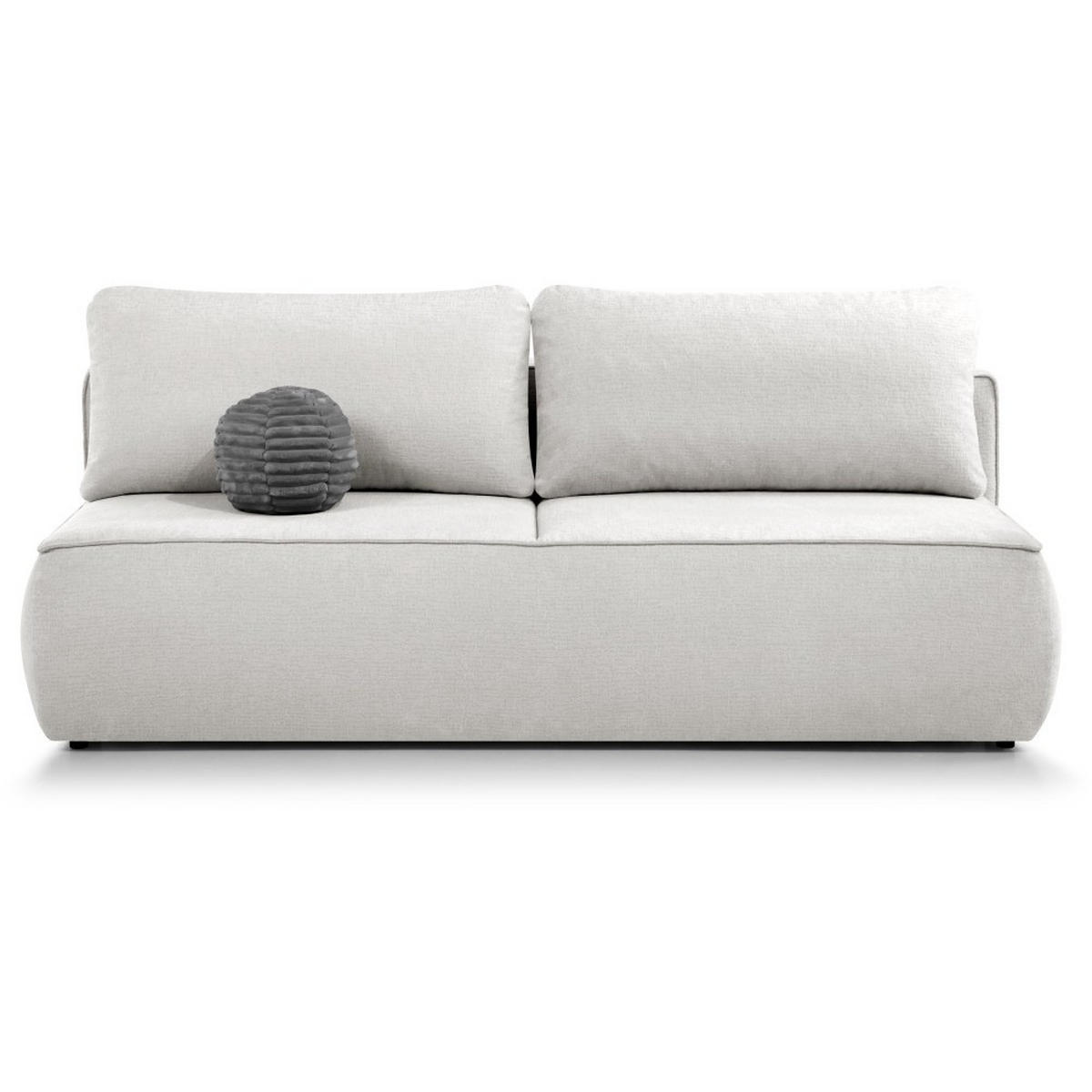 SCHLAFSOFA Darling 2-Sitzer, mit Bettkasten, Beige - Beige, Textil (210/92/100cm) - Beautysofa