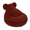 SITZSACK für Kinder, Bär, Bearly, Dunkelbraun - Dunkelbraun, Textil (58/50/67cm) - MeowBaby