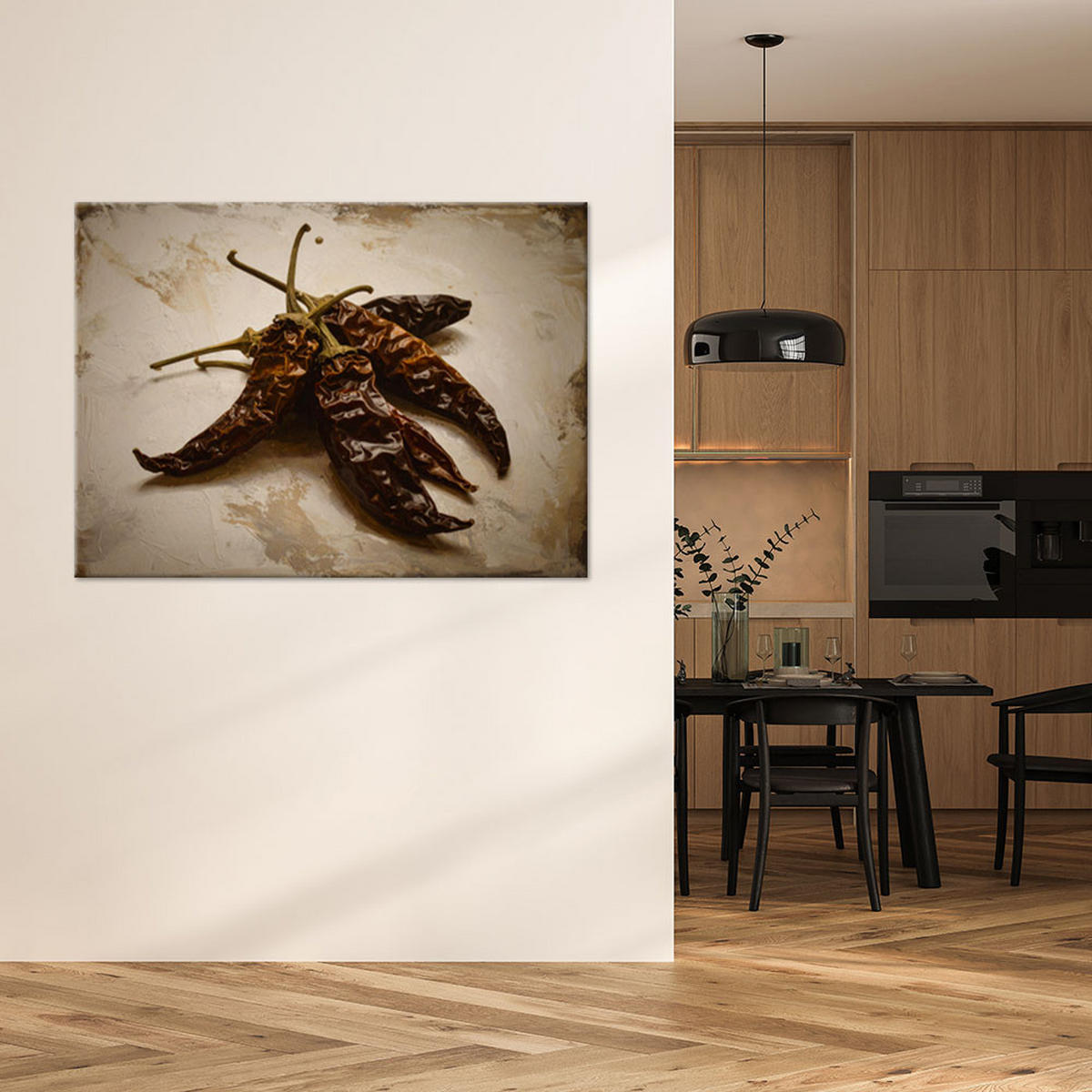 LEINWANDBILD Essen & Trinken 120x80cm - Beige, Textil (120/80cm) - Feeby