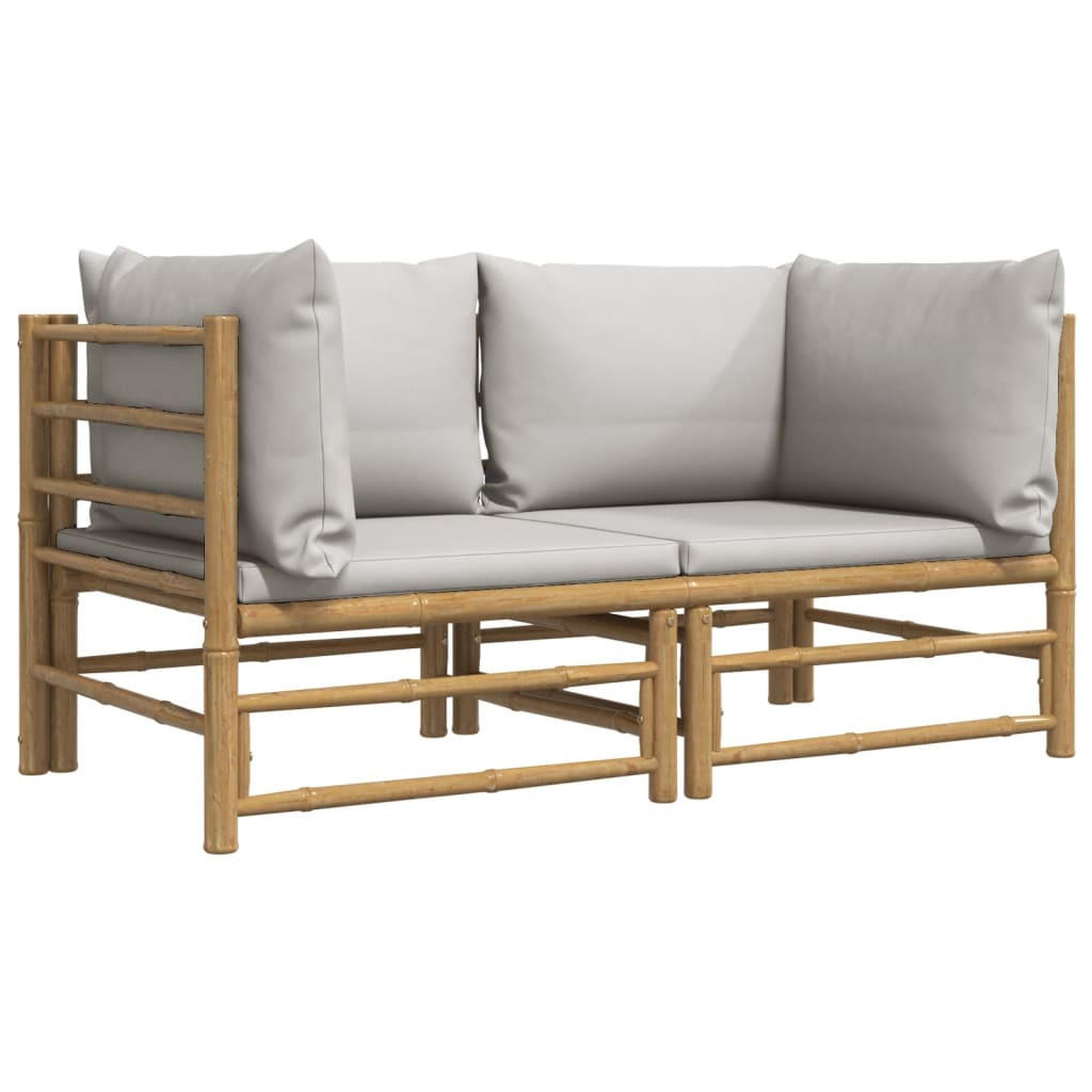 GARTENSOFA DYVOM 69/65/69 cm （2-SITZER） - Grau, Holz (69/65/69cm) - ZMH