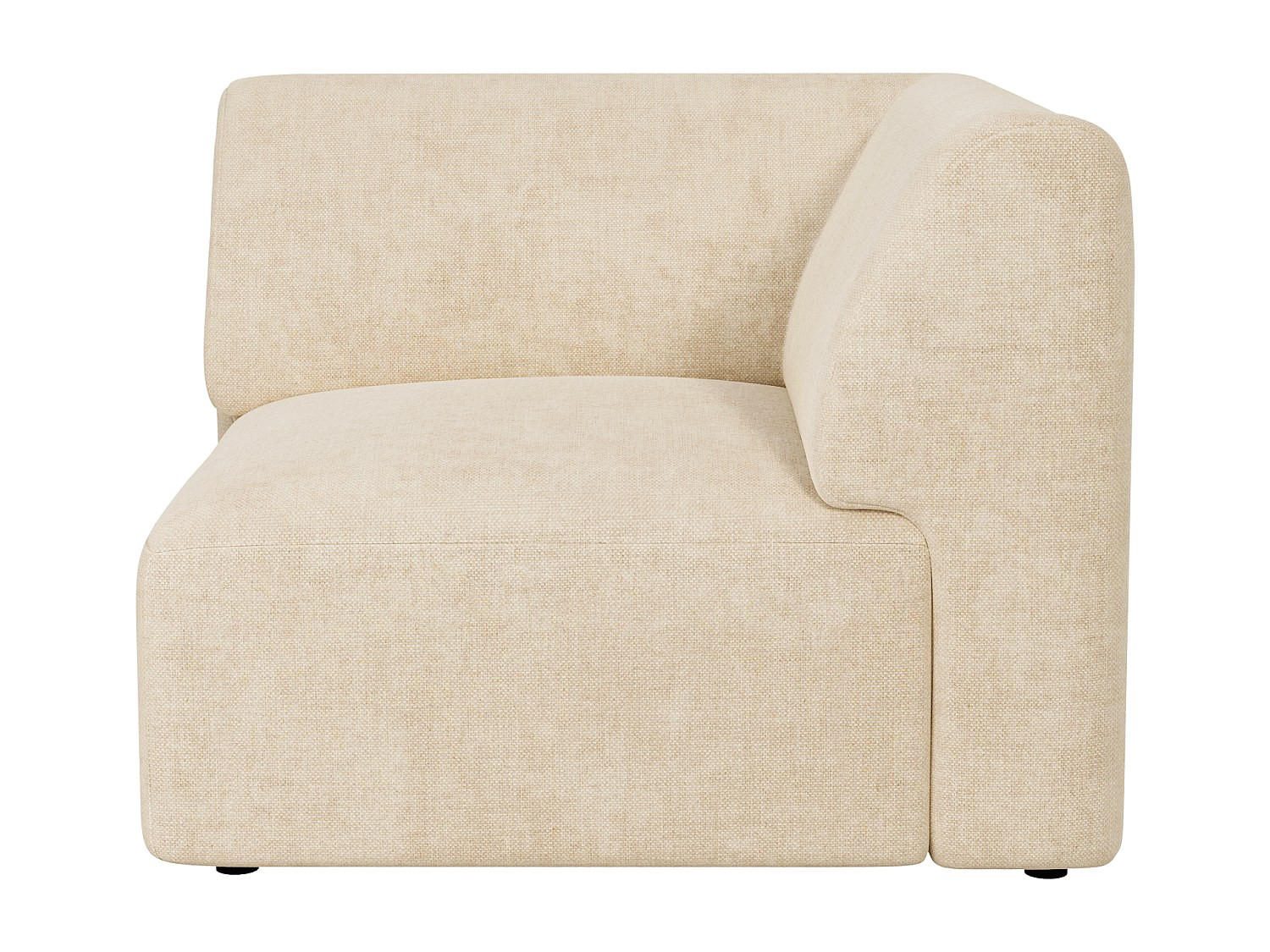 SESSEL mit gerader Rückenlehne - 1 Person - stoff - beige Pogni - Beige, Textil (97/73/97cm) - Vente-Unique