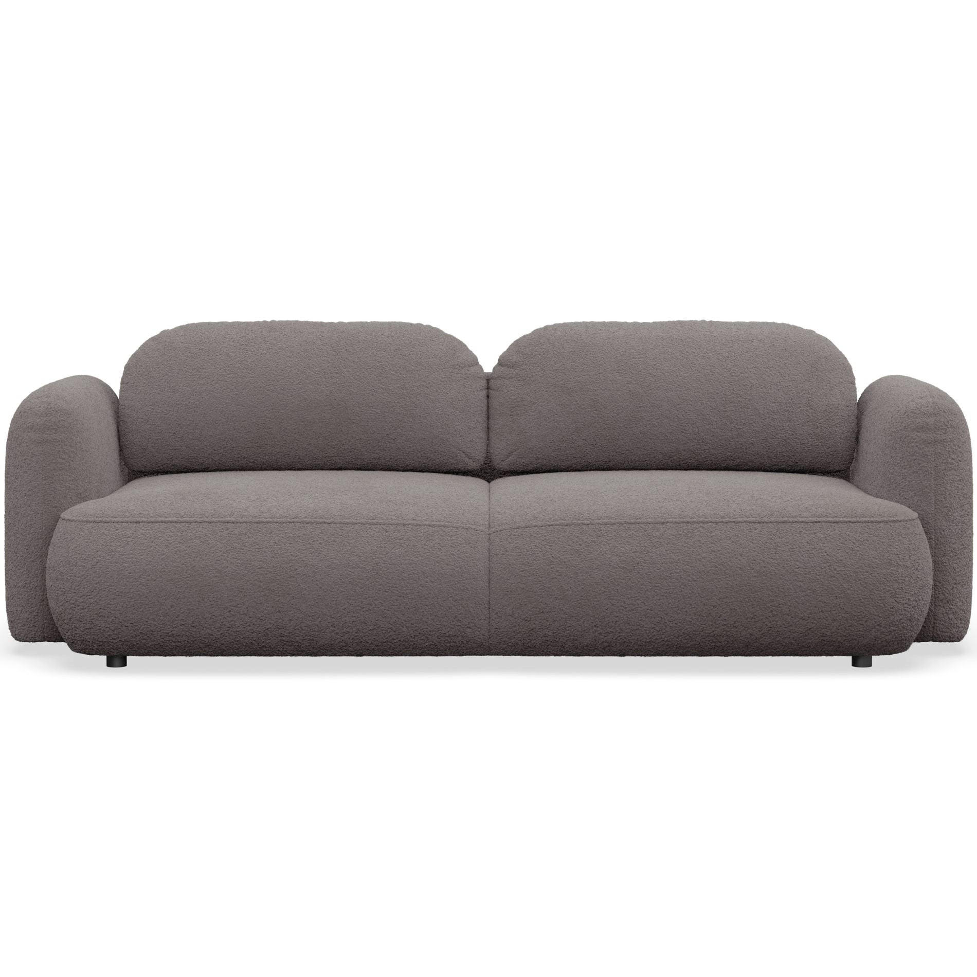 Selsey TŘÍMÍSTNÁ ROZKLÁDACÍ POHOVKA Tvoya bouclé taupe