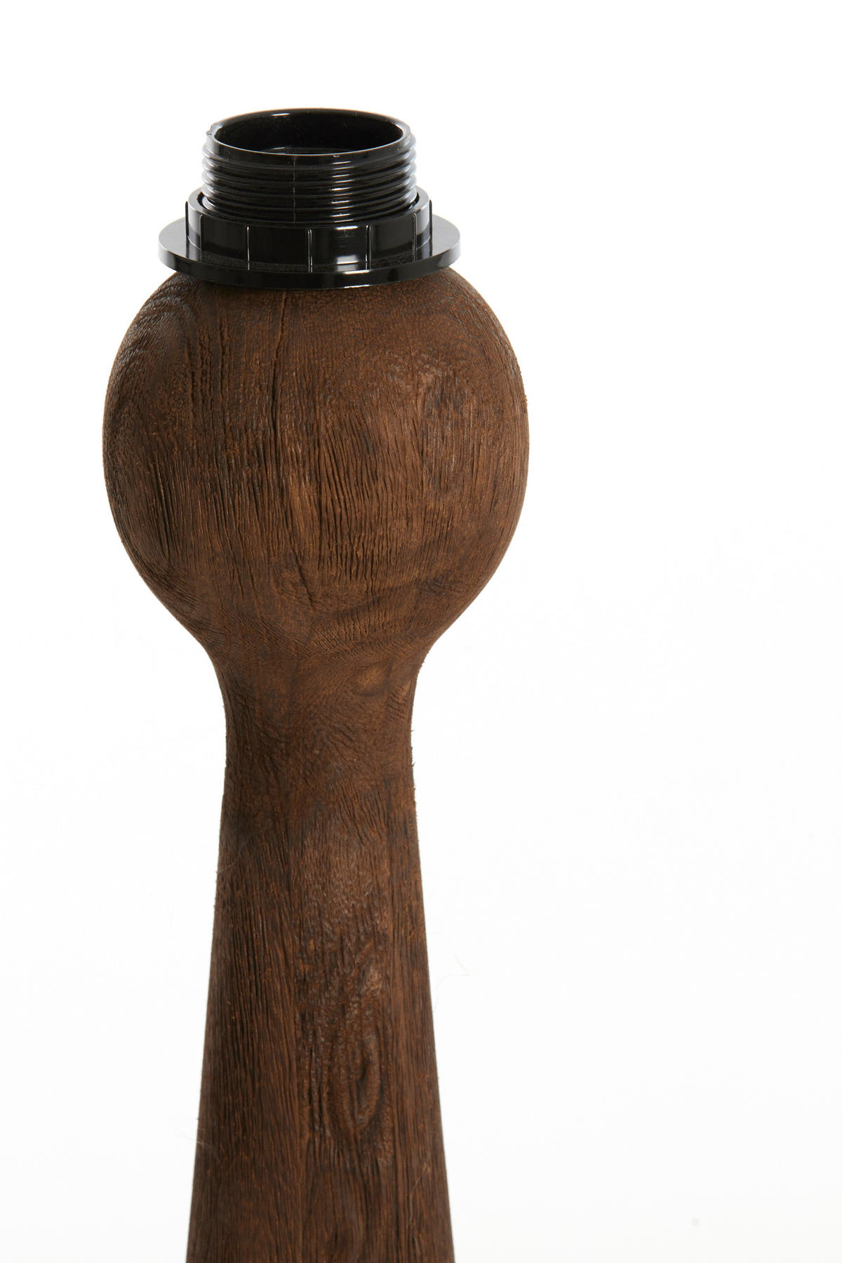 LAMPENFUSS Festina Braun Ø9/33 cm - Dunkelbraun, Holz (9/9/33cm) - Light & Living