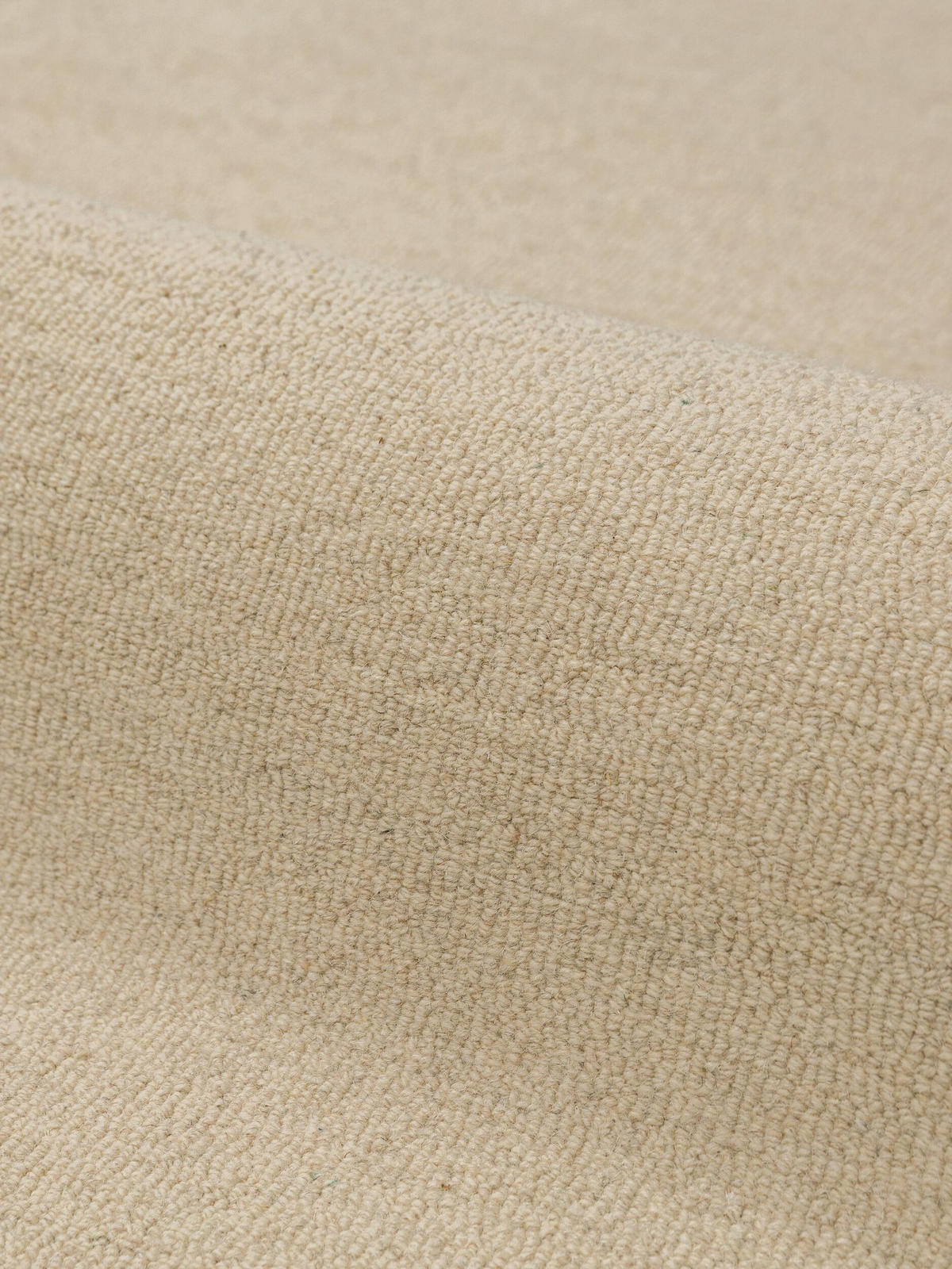 TEPPICH aus Wolle, handgetuftet, WAVENEY, in Petrol, Zickzack-Wellenbordüre, 140 x 200 cm - Türkis, Textil (140/200cm) - KADIMA DESIGN