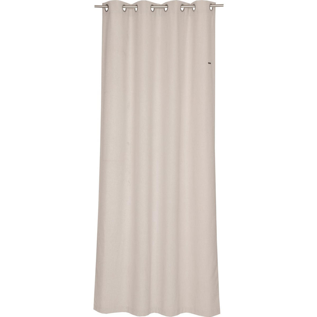 ÖSENVORHANG HARP Blickdicht - Creme, Textil (140/0.5/250cm) - Esprit