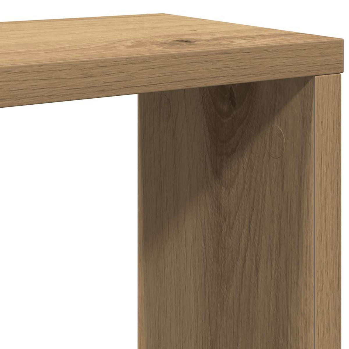 WÜRFEL-WANDREGALE 2Er Set Artisan-Eiche 30/15/30 Holzwerkstoff - Braun, Holzwerkstoff (15/30/30cm) - vidaXL