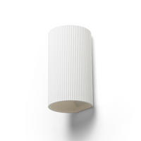 WANDLEUCHTE CALLUM RL2 250 Weiß Eco PLA 15 W - Weiß, Kunststoff (142/25/13cm) - Rendl