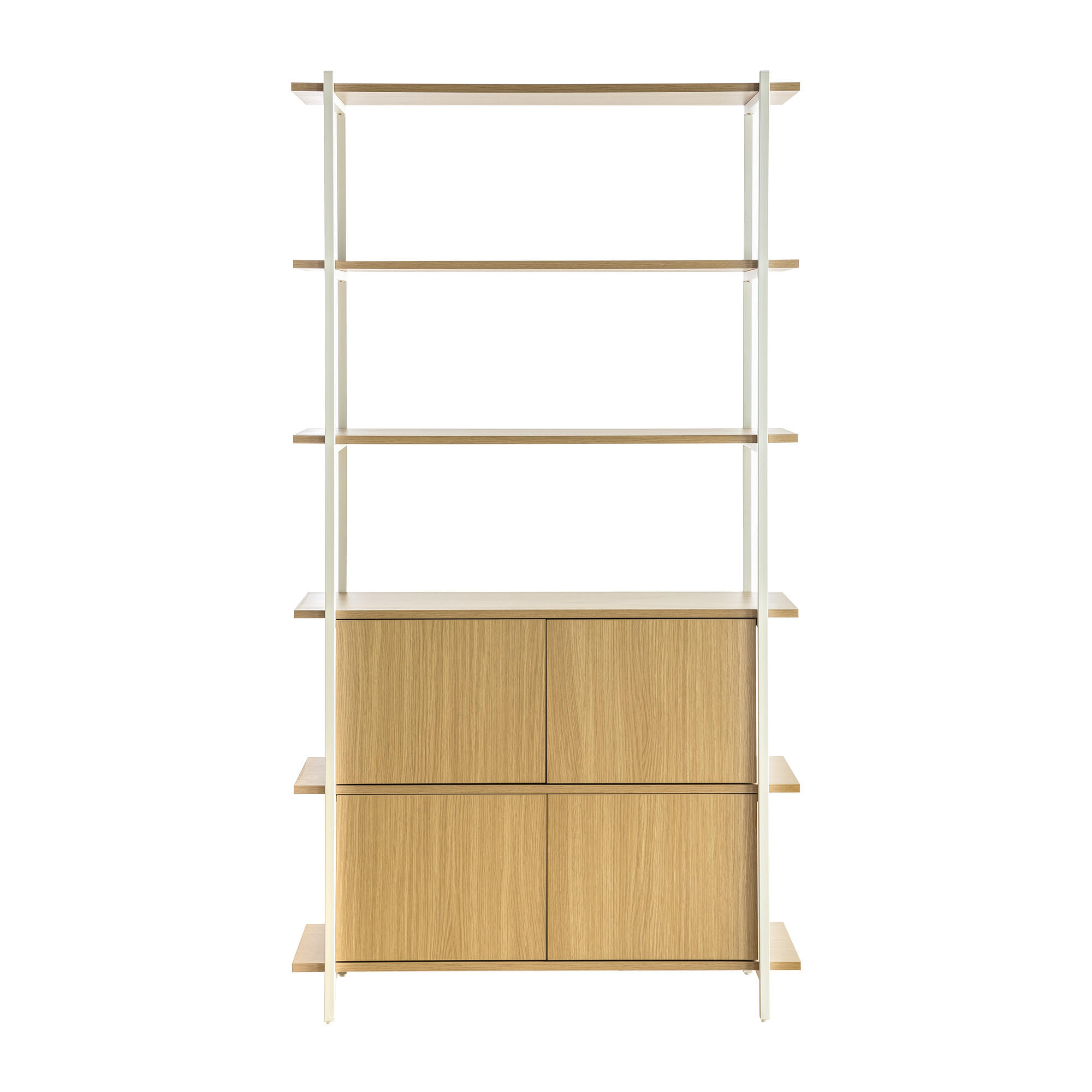 BÜCHERREGAL Darel Natur 105.8 cm x 197 cm - Braun, Holzwerkstoff (105/197/34cm) - Kenay Home