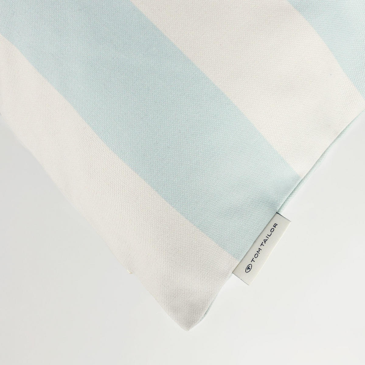 KISSENHÜLLE ICE - Pastellblau, Textil (40/40cm) - Tom Tailor
