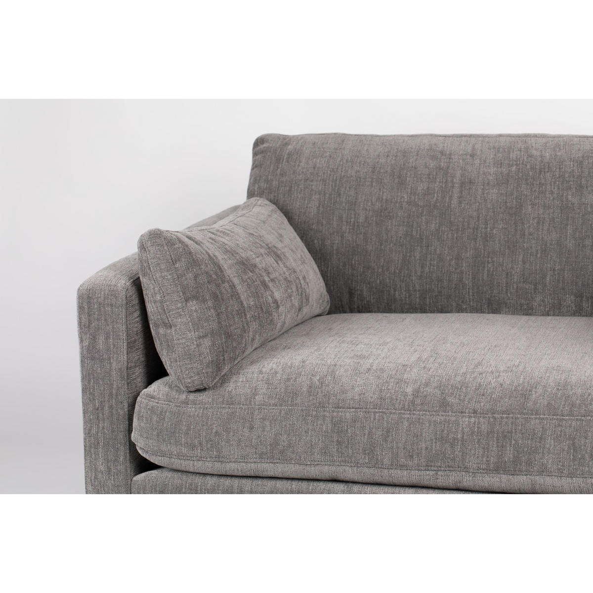 SOFA 2-SITZER Summer Anthrazit - Grau, Textil (125/82/101cm) - Zuiver
