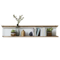WANDREGAL - Weiß, Holzwerkstoff (142/29/20cm) - home24