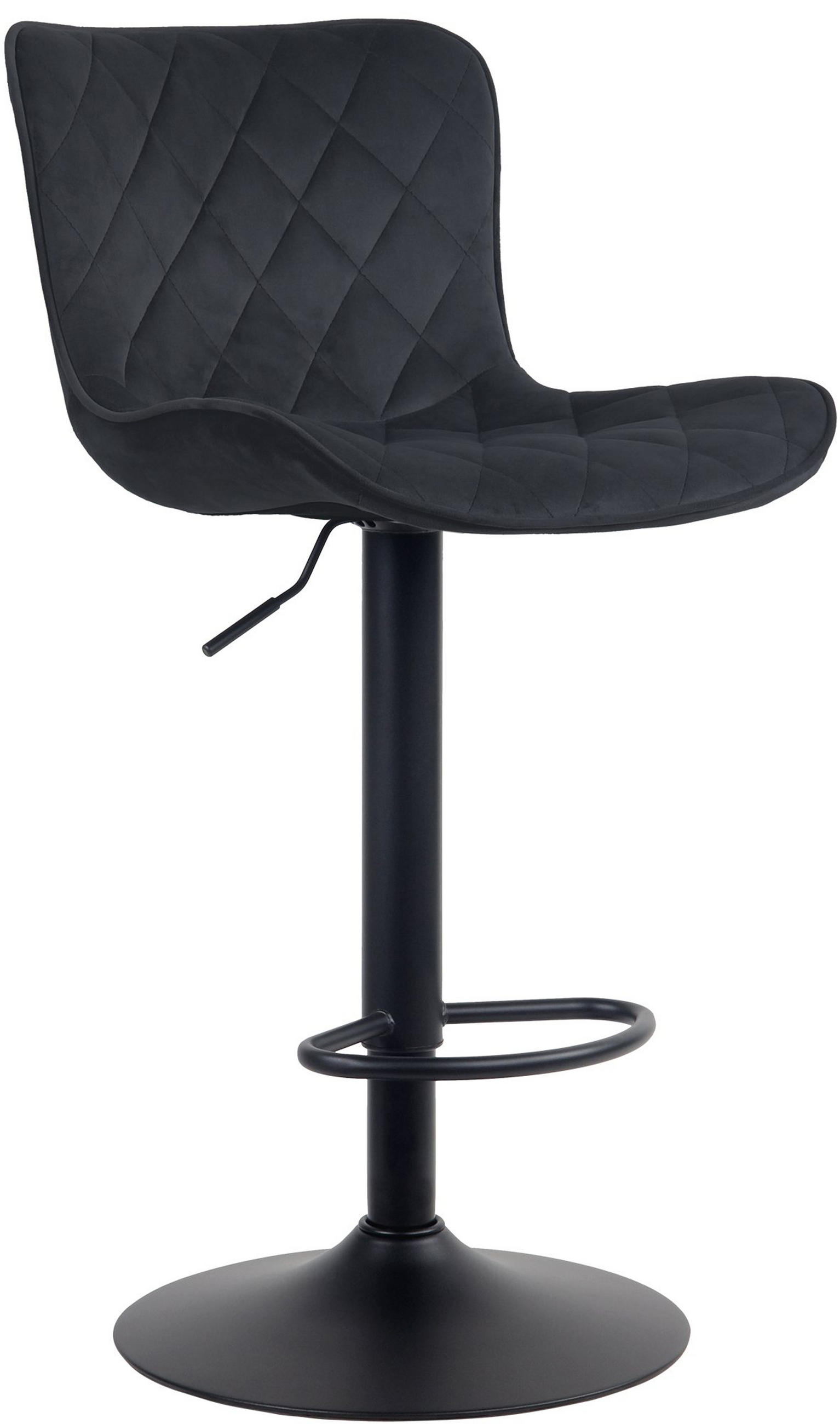 TPFLiving Barhocker Schwarz 48x107x54 cm