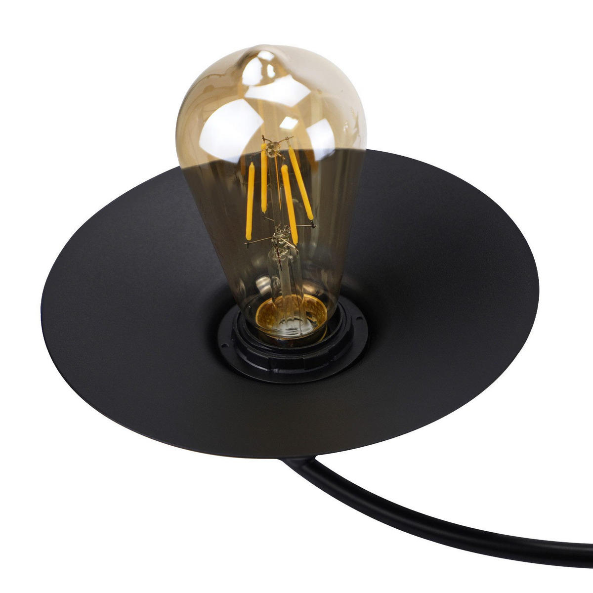 LED-DECKENLEUCHTE Quirin 61/57/19 cm - Schwarz, Metall (61/57/19cm) - Nettlife