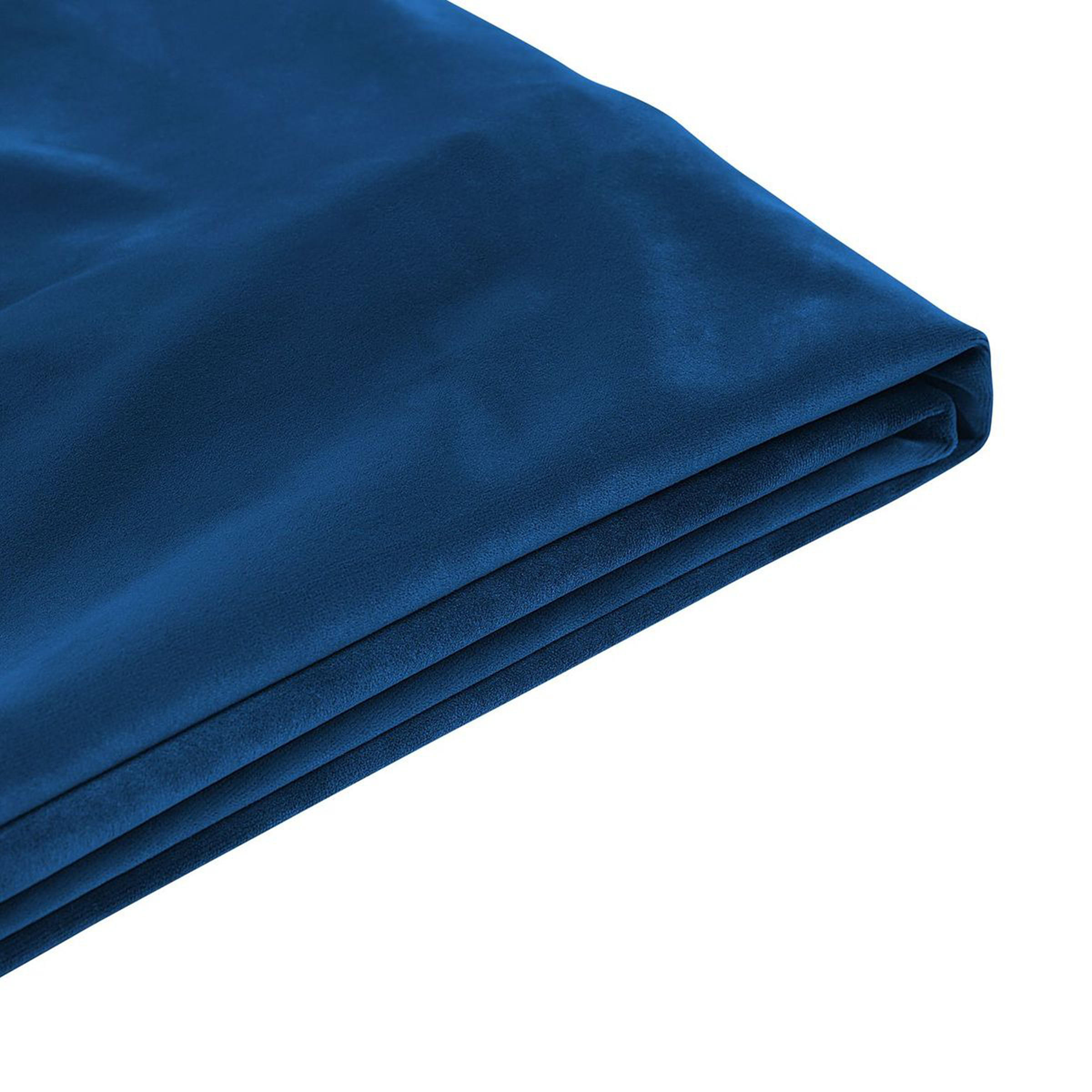 Beliani Bettrahmenbezug Dunkelblau 170x214 cm