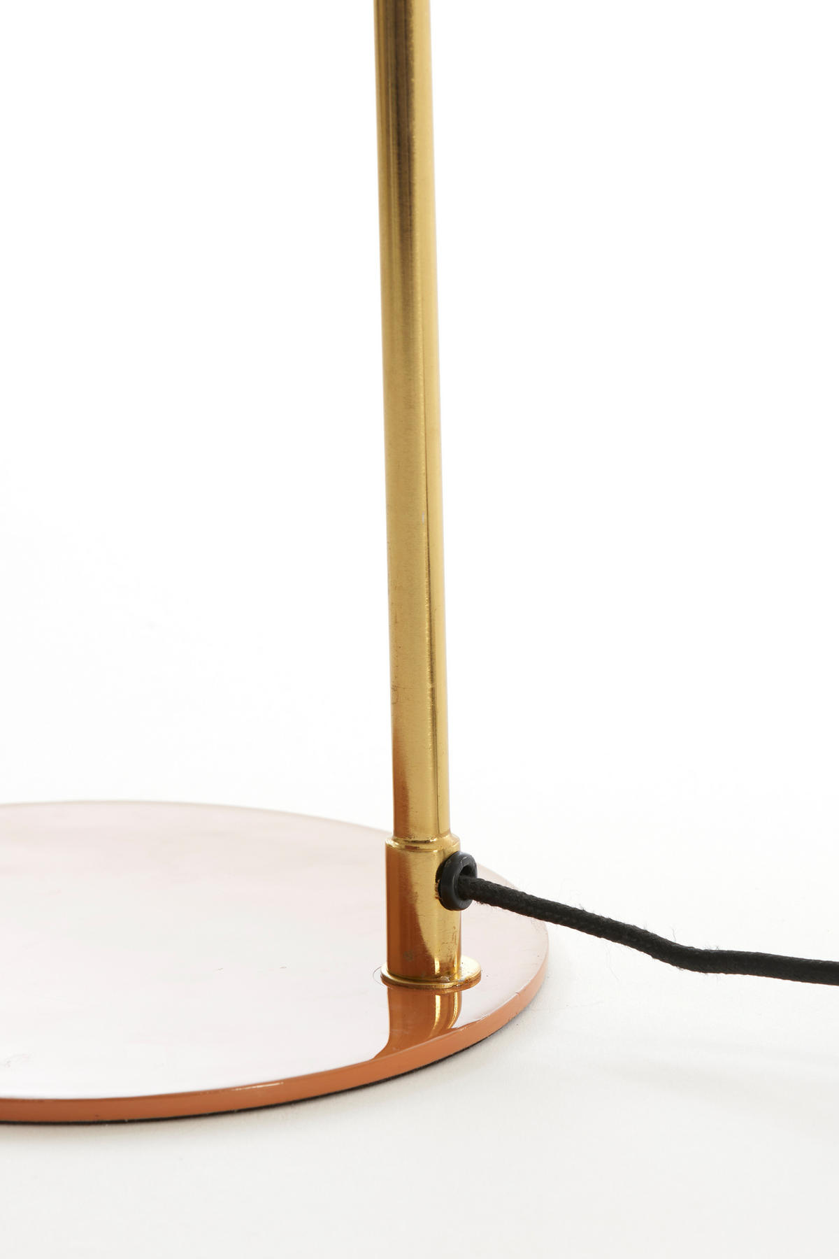 TISCHLAMPE Maleka Orange Ø22/47 cm - Orange, Metall (22/22/47cm) - Light & Living