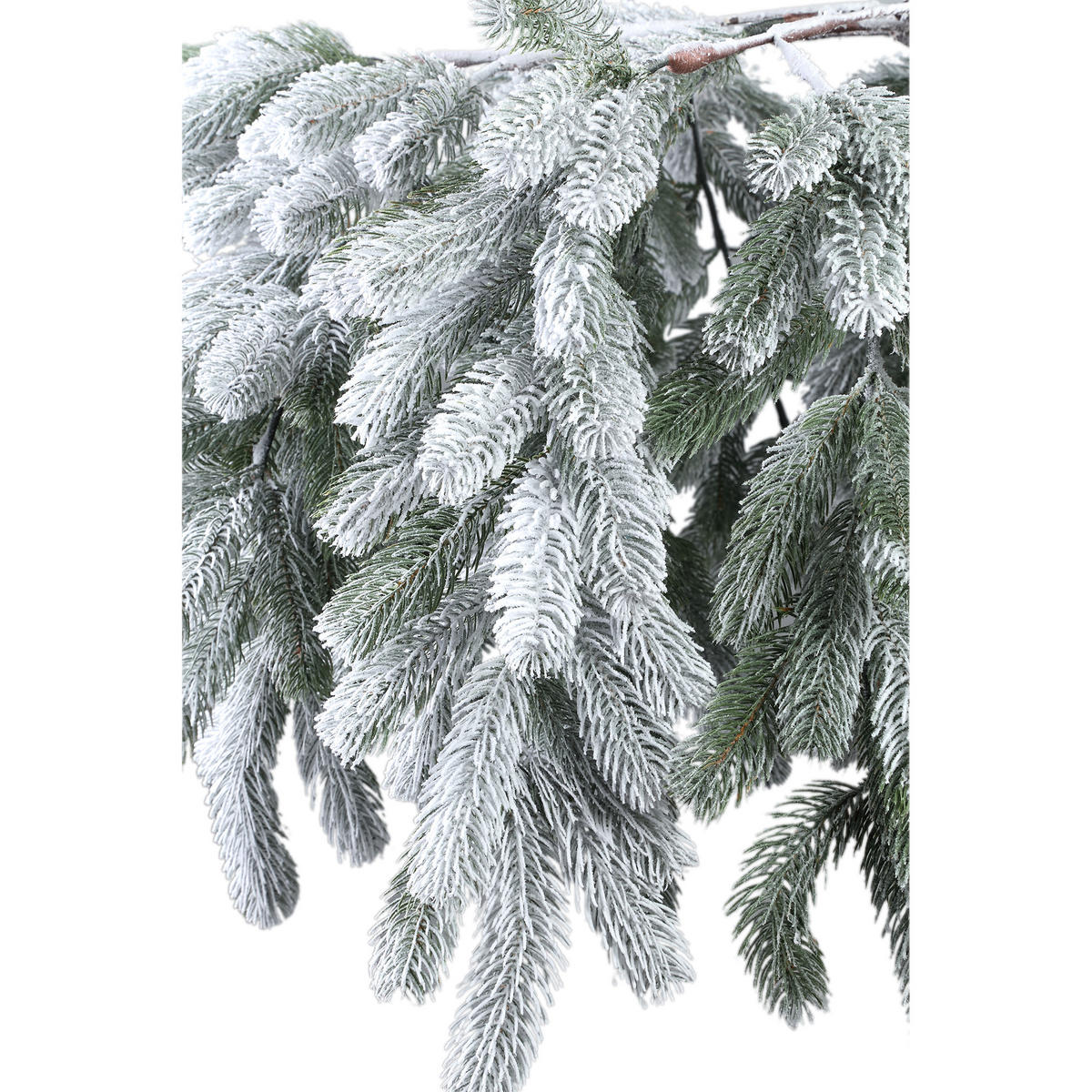 KRANZ Rosamond Weiß 100/100/50cm - Weiß, Metall (50cm) - PTMD Collection