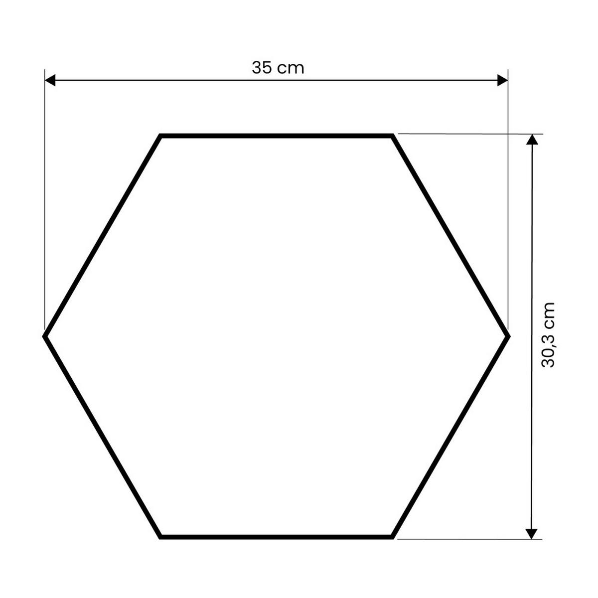 AKUSTIKPLATTEN HEXAGON SILENT - Hellgrau, 10 - Hellgrau, Kunststoff (35/30.3/1cm) - Home Deluxe