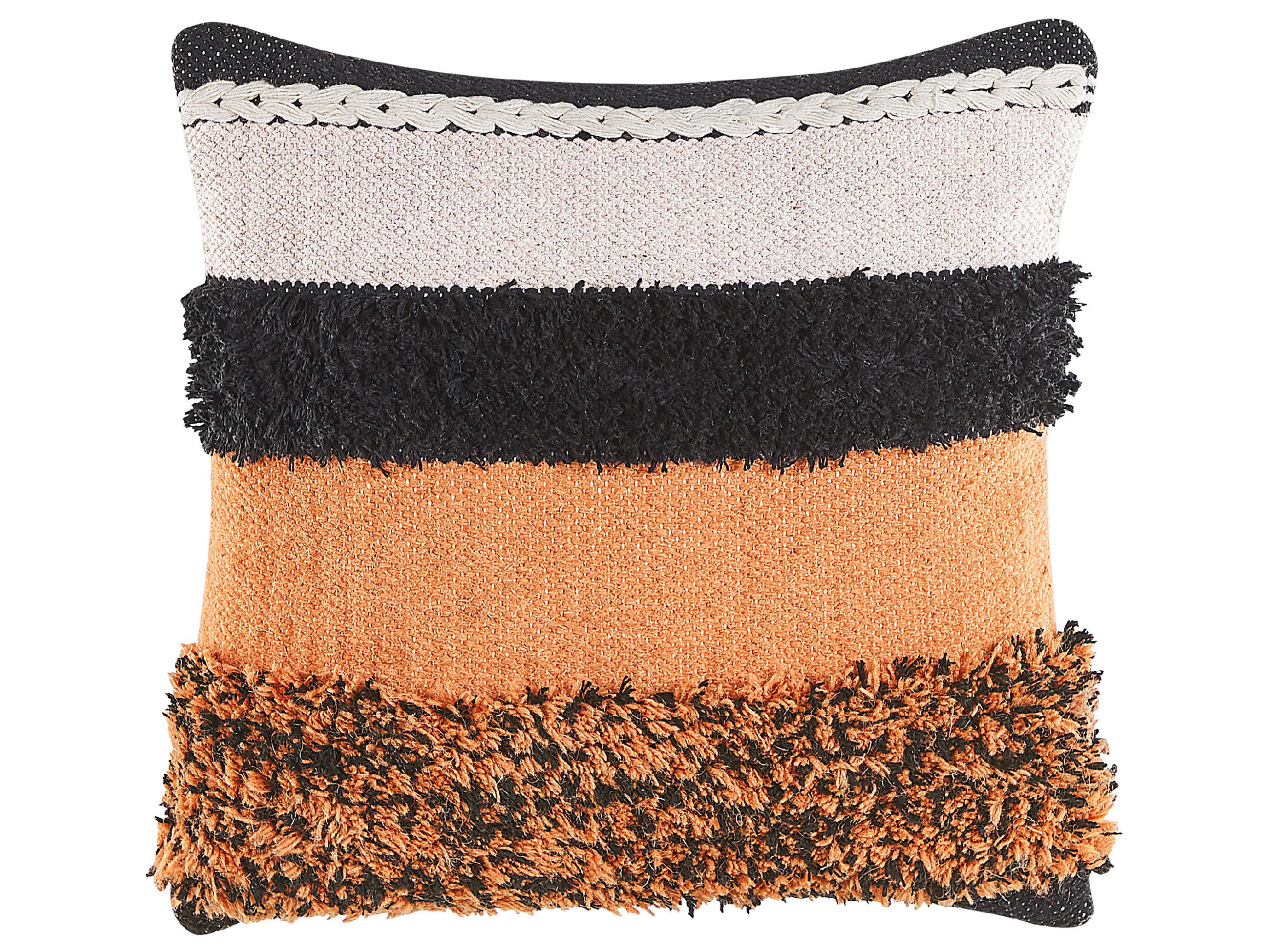 DEKOKISSEN 2er-Set Bunt 45/45 cm Mihalgazi - Multicolor, Naturmaterialien/Textil (45/45cm) - Beliani