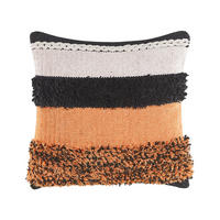 DEKOKISSEN Bunt 45/45 cm Mihalgazi - Multicolor, Naturmaterialien/Textil (45/45cm) - Beliani