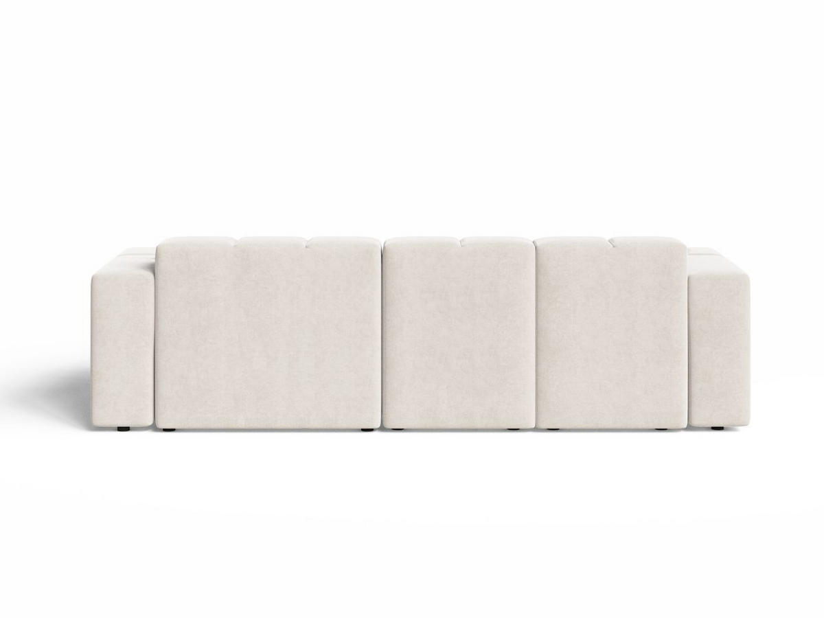 ECKSOFA Loopo Creme Rechts - Creme, Holz/Textil (265/180cm) - Graingold