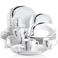 KOMBISERVICE 30-teilig Porzellan Set für 6 Personen - Weiß, Keramik (24.7/2.2/24.7cm) - Kaket