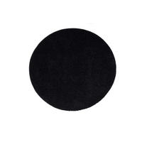 HOCHFLOR-TEPPICH City Shaggy 500 Schwarz 200 cm Rund - Schwarz, Textil (200/200cm) - carpet city