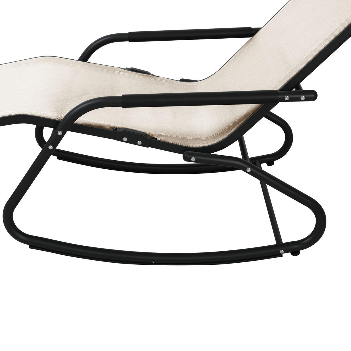 SCHAUKELLIEGE Fjon Kopfkissen Beige - Beige, Metall (62/95.5/157.5cm) - SVITA