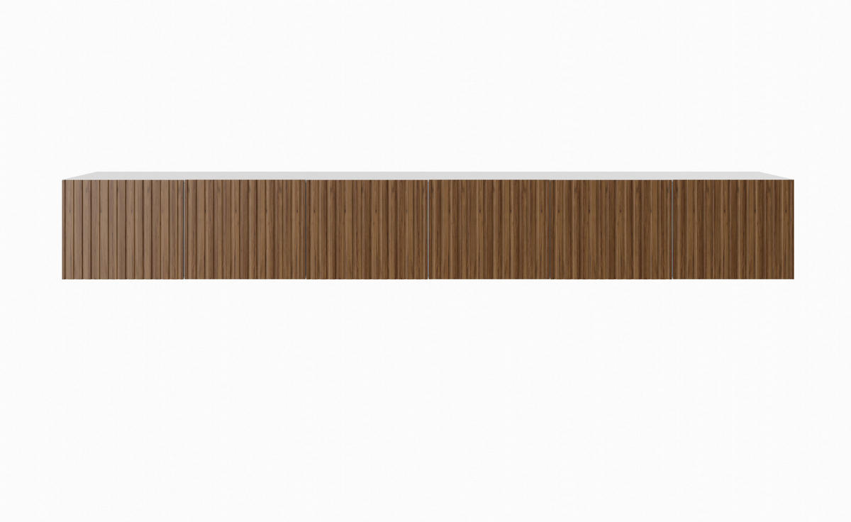 TV-SCHRANK MIO - Wildeiche/Weiß, Holzwerkstoff (300/41/40cm) - Meblini
