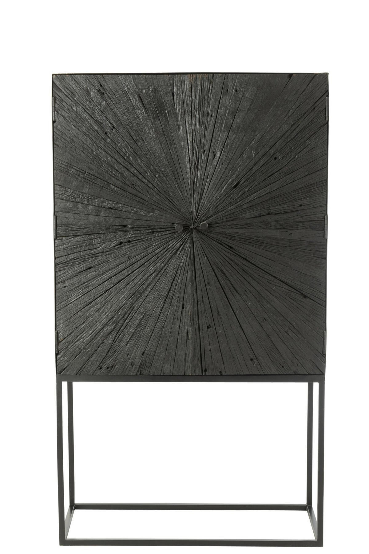 SCHRANK SHANIL - Holz - Schwarz - Schwarz, Holz (40/162/90cm) - J-Line