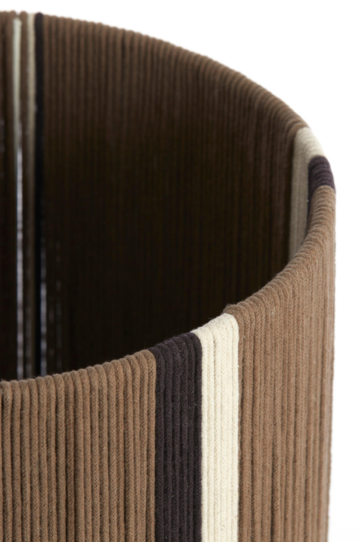 LAMPENSCHIRM Medan Braun Ø30/40 cm - Braun, Textil (30/30/40cm) - Light & Living