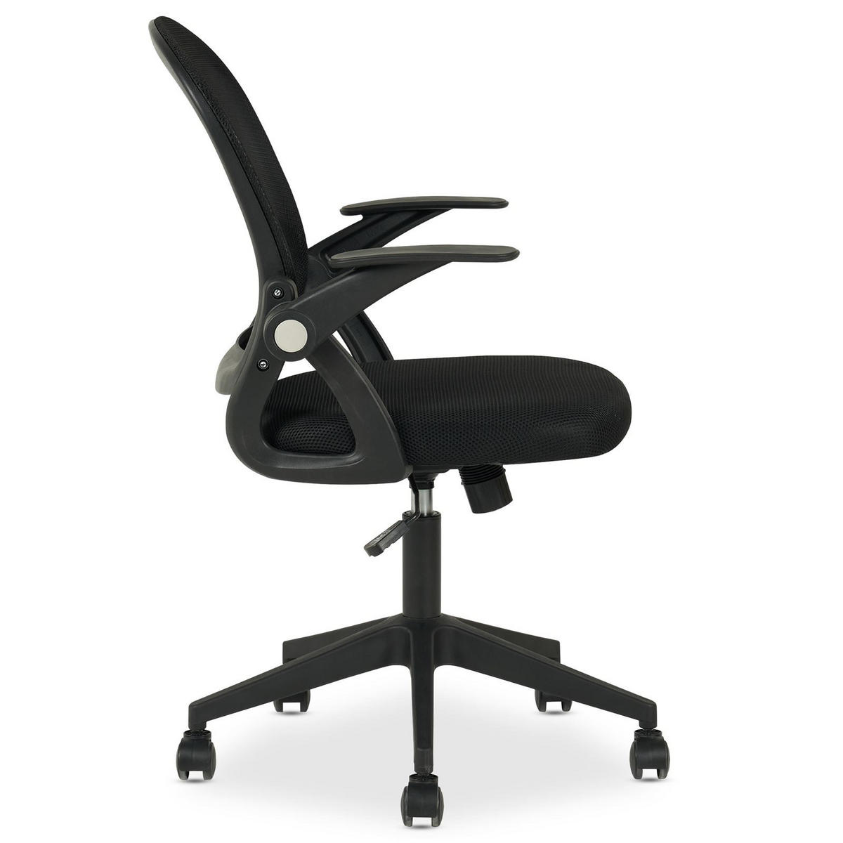 BÜRODREHSTUHL EREN - Schwarz, Textil (63/102/61cm) - IDIMEX