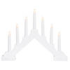 ADVENTSLEUCHTER LED 7 Lichter 29 cm - Weiß, Kunststoff (38/29/5cm)