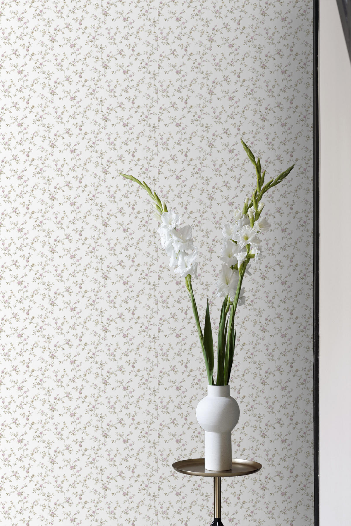 TAPETE Blumen 53 cm x 10 m - Lila, Papier (53/0.1cm) - Sanders & Sanders