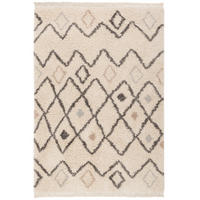 HOCHFLOR LANGFLOR SHAGGY TEPPICH CASABLANCA ETHNO - Ecru, Textil (160/230cm) - Pergamon
