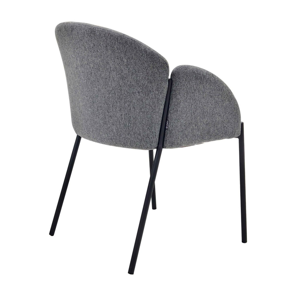 STÜHLE 2-tlg., Grau - Grau, Holz (60/78/70cm) - Oviala