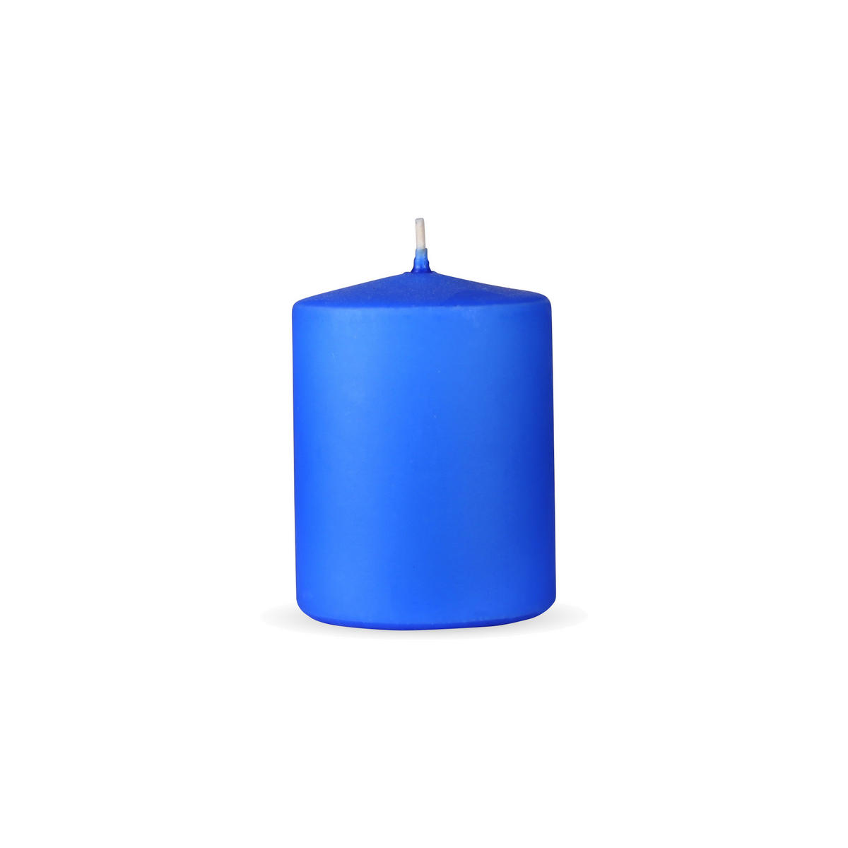 STUMPENKERZEN "Dunkelblau", Größe Ø7cm x Höhe: 8 cm - Dunkelblau, Naturmaterialien (7/8cm) - HS Candle