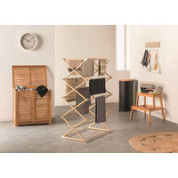 TRITTHOCKER aus Bambus 43/43/47 cm - Beige, Naturmaterialen (43/47/43cm) - 5five Simply Smart