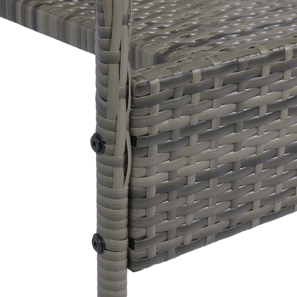 GARTENSTÜHLE Yoro 6er-Set - Grau, Kunststoff (50/90/50cm) - Juskys