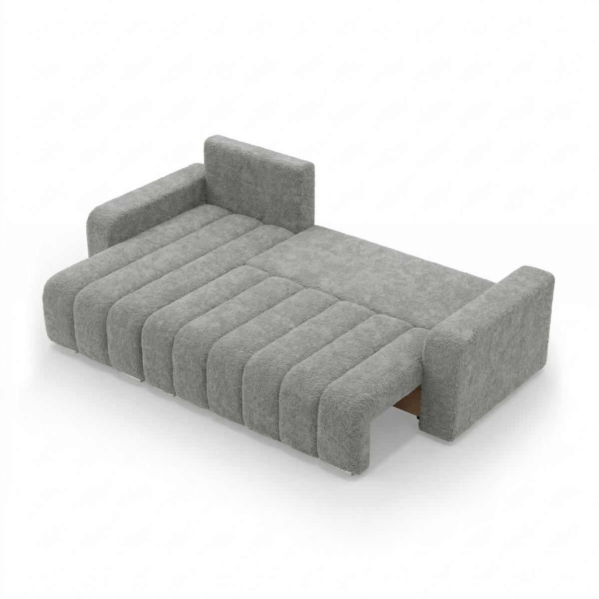 ECKSOFA MIT SCHLAFFUNKTION ABRIELLE BONELL Dunkelgrau - Dunkelgrau, Textil (144/237cm) - Mebligo